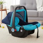 Mee Mee Baby Car Seat Cum Carry Cot with Thick Cushioned Seat (Light Blue)(Pack of 1)