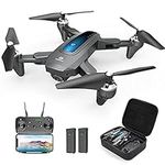 DEERC D10 Drone with Camera for Adults and Kids 2K HD FPV Live Video, RC Quadcopter Helicopter, Gravity Control, Altitude Hold, One Key Start, Headless Mode and 3 Speeds, Waypoints Functions, Carrying Case Included