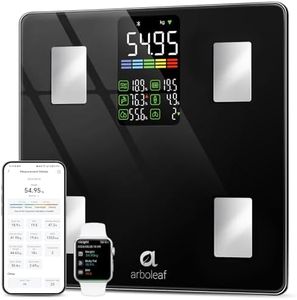Scales for Body Weight, arboleaf Bluetooth Bathroom Scales Weighing Scales with Smart APP, High Precision Body Scales Digital for BMI Body Fat 14 Body Composition Analyzer, 500lb/227kg