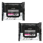 2 Pack Purity Plus Activated Charcoal Detoxifying Cleansing Facial Wipes for Women & Men Makeup Remover 60 Wipes