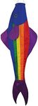 In the Breeze Rainbow Fishy Trout 48 Inch Windsock - Fun Fish Hanging Decoration - UV Resistant Material for Long Lasting Bright Colors