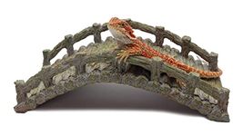 Carolina Custom Cages Reptile Bridge, Driftwood Gray, Reptile Habitat Accessory