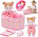 OUOZZZ 10" Soft Baby Doll Set with 