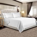 100% Cotton White Flat Sheets 1 Pc 