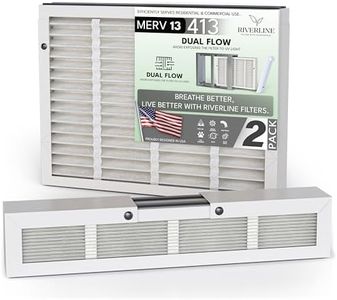 2 Pack Riverline Filter Replacement for AprilAire 413, Whole House Air Purifiers - MERV 13, 16x28x4 Air Filter