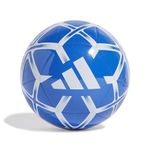 adidas Unisex-Adult Starlancer Club Soccer Ball, Blue/White, 3