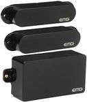 EMG SA/SA/81 Active Strat Guitar Pickup Set, Black