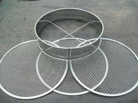 Soil Sieve Stainless Steel with 3 interchangable Mesh Sizes