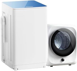 Auertech Portable Washer and Dryer Combo Set, 18 lbs Fully Automatic Washing Machine, 1.5CuFt Portable Dryers, Compact Washer and Dryer for Apartment, RV, Dorm