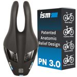 ISM PN 3.0 Padded Road Bike Saddle - Professionally Designed Noseless Bicycle Seat for Road, Time Trial, Triathlon, and Gravel Bikes - Performance Road Bike Seat for Reduced Numbness and Leg Clearance