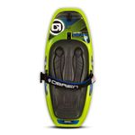 O'Brien Black Magic Kneeboard with Cable Actuated Retractable Fins and Removable Aquatic Hook for Kneeboarding Equipment, Green