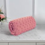 Black gold The Finer Touch Premium Microfiber Yoga Towel Mat for Hot Yoga, Fitness, Exercise, Pilates | Machine Washable | Light Pink