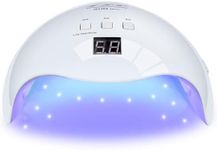 UV Nail Light, LKE Nail Dryer UV Light for Gel Nails with 3 Timers Professional UV LED Nail Lamp for Gel Nail Polish Kit Nail Art Tools Accessories in Home Use
