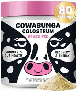 SonoHealth Cowabunga Colostrum - Premium, Pure & Unaltered Colostrum Powder Supplement - for Immune Support, Gut Health, Muscle Recovery & Wellness - Kosher & Halal Certified Calostro