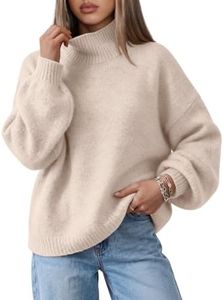 Trendy Queen Womens Oversized Mock Neck Knit Fall Sweater 2026