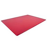 Commercial Plastic Cutting Board NSF, Extra Large - 24 x 18 x 0.5 Inch (Red)