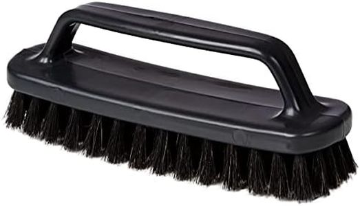 Tarrago | Deep Cleaning Brush with Plastic Handle and Natural Bristles for Upholstery, Rugs and Leather | Shoe Cleaner Brush with Handle