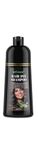 Hair Color Shampoo Black Hair Dye Covering White Hair Shampoo Black Plant Hair Dye Fast Hair Dye Cream Organic Styling DIY Coloring Washing Dying Caring 3in1 500ml