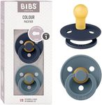 BIBS Colour Soother 2-Pack, BPA Fre