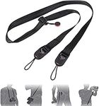 Camera Strap Soft Shoulder Neck Strap with Adjustable Lanyard Camera Wrist with Strap Quick Release Buckles for All DSLR Digital Camera Canon (Black)