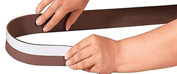 Stick&Seal (R) 35mm Wide, 3.3 Feet (1M) Long, Self Adhesive Silicone Rubber Weatherproof Door Bottom Seal (Brown)