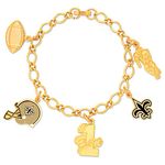 Wincraft NFL New Orleans Saints 48573071 Bracelet with Charms Clamshell