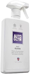 Autoglym Fast Glass 500ml - Spray Nettoyant pour Vitres de Voiture, Rétroviseurs, Phares et Composants en Plastique, Intérieur et Extérieur, Sans accessoire