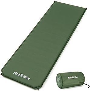 Naturehike Ultralight Sleeping Mat 6cm Thickness Backpacking Sleeping Pad with Pillow, Compact Inflatable Camping Air Mattress Pad for Camping,Sleeping,Backpacking,Travel,Hiking (D03-Green)