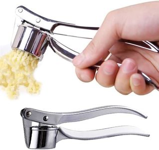 Q&Q BASICS Garlic Press Mincer and Peeler, Premium Ginger Press, Essential Kitchen Tools - Durable and Reliable Garlic Presses and Garlic Presser, Perfect Garlic Presses for Everyday Use