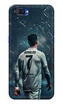 NalamiCases Famous Football Player Ronaldo Printed Designer Hard Back Case Cover for Realme C2 / Oppo A1K, RMX1941, CPH1923 -(MW) MKK2014