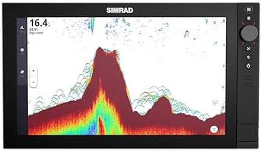 Simrad 000-16018-001, NSS 4, SolarMAX HD Display Chartplotter and Fishfinder with C-MAP Discover X North America Chart Card, 16 Inch, Black