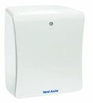 Vent-Axia Solo Plus Centrifugal Extractor Fan With Timer IPX4 rates Supply voltage 220-240V/1/50Hz 427478B