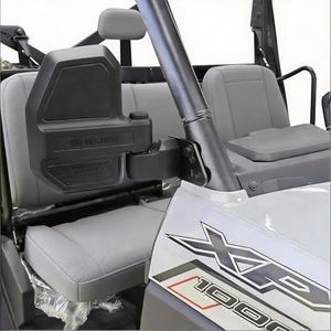 SHEJISI UTV Side Mirrors A-pillar Compatible with Polaris Ranger XP 1000/ Ranger Crew XP 1000 2018-2025, Its Spring-Back Feature Enables Easy Post-Folding Reset for Improved Driving Experience