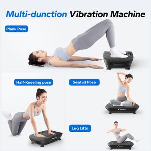 MERACH Vibration Plate – Blue Full Body Exercise Machine