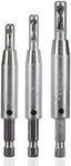 S.E. Vick 3-Piece Set Vix-Bits Self-Centering Hex Drill Bits #3, 5, 9