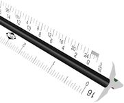 Alvin 240P 12" High Impact Plastic Architect Triangular Scale