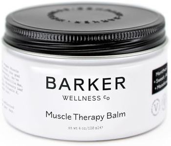 Barker Wellness Muscle Therapy Balm｜Soothe Joint and Muscles, Natural Relaxation with Added Antioxidants and Moisturizer｜All-Natural Vegan Cruelty-Free