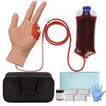 MedEduQuest Wound Packing Hand Trainer, Trauma Hand Kit for Stop The Bleed Control Training, Hemorrhage Hand Training for Medical Education, Medium Skin