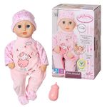 Baby Annabell 706466 Little Annabell-36cm Soft Bodied Pretend Feeding-Suitable for Children Aged 1+ Years-Perfect Toddlers-Includes Doll, Bottle and Outfit-706466, Multi-colou