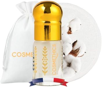 Cosm'Ethics® | Musc Tahara Blanc parfumée 3ml | Deodorant femme | Purification période menstruelle | Musc intime femme fraîcheur longue durée | Gel Intime pour Femme | 1 Lingette Bambou Fournie