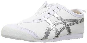 Onitsuka Tiger Women's Mexico 66 Shoes 1182A007, White Silver, 8 Women/6.5 Men