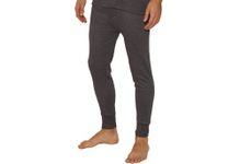 OCTAVE® Mens Thermal Underwear Long John/Long Underwear (3X-Large: Waist 47-49 inches, Charcoal)