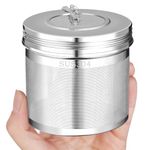 Supvox® 3-Inch Premium Stainless Steel Tea Infuser & Strainer with Lid and Chain for Loose Leaf, Herbal, Chamomile, Green Tea, Rust & Corrosion Resistant, Easy to Clean