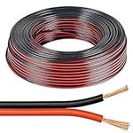 electrosmart 25m Red/Black Multistrand 2 x 0.5mm Speaker Cable Ideal for Car Audio & Home HiFi