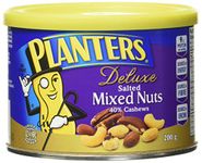 Planters Deluxe Mix Nuts 40% Cashews Roasted, 200 Grams