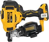 Dewalt DCN45RND1 20V MAX Brushless Lithium-Ion 15 Degree Cordless Coil Roofing Nailer Kit (2 Ah)