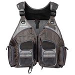 Bassdash Strap Fishing Vest Adjustable for Men and Women, for Fly Bass Fishing and Outdoor Activities