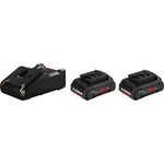 Bosch Professional 1600A01BA4 2 x ProCORE18V 4Ah + GAL 18V-40 Cordless Tool Battery Packs