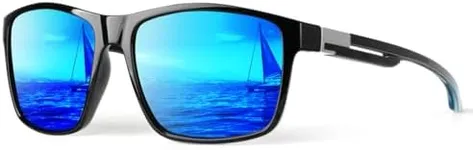 KALIYADI Polarized Sunglasses Men Mens-Sunglasses: Unisex Polarized Sun Glasses Lightweight Driving Fishing UV Protection