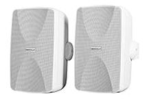 Rockville 2 WET-7020W 5.25" 70V Commercial Indoor/Outdoor Wall Speakers in White